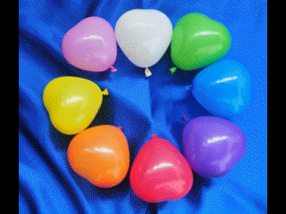 Mini Herzluftballons vom Ballonsupermarkt-Onlineshop