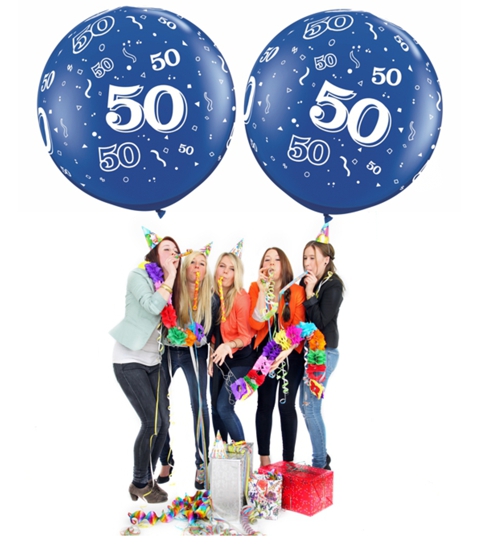 50. Geburtstag! Das wird gefeiert! Mit riesigen Luftballons